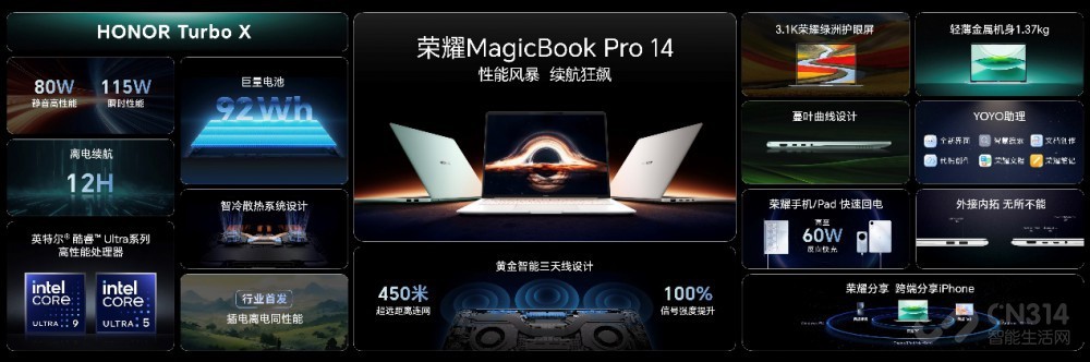 Pro 14树立x86续航里程碑开元ky棋牌荣耀MagicBook